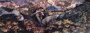 Mikhail Vrubel The demon tumbled oil painting artist